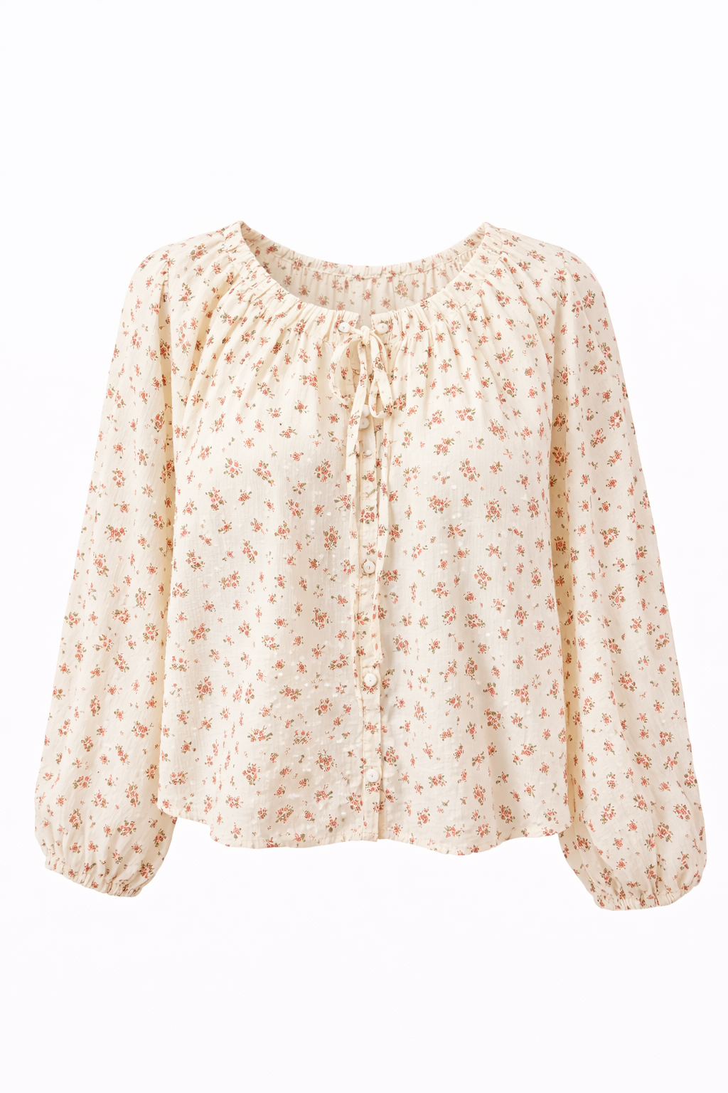 Rosella Long Sleeve Cotton Blouse