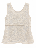 Aaliyah Cotton Embroidered Tank Top
