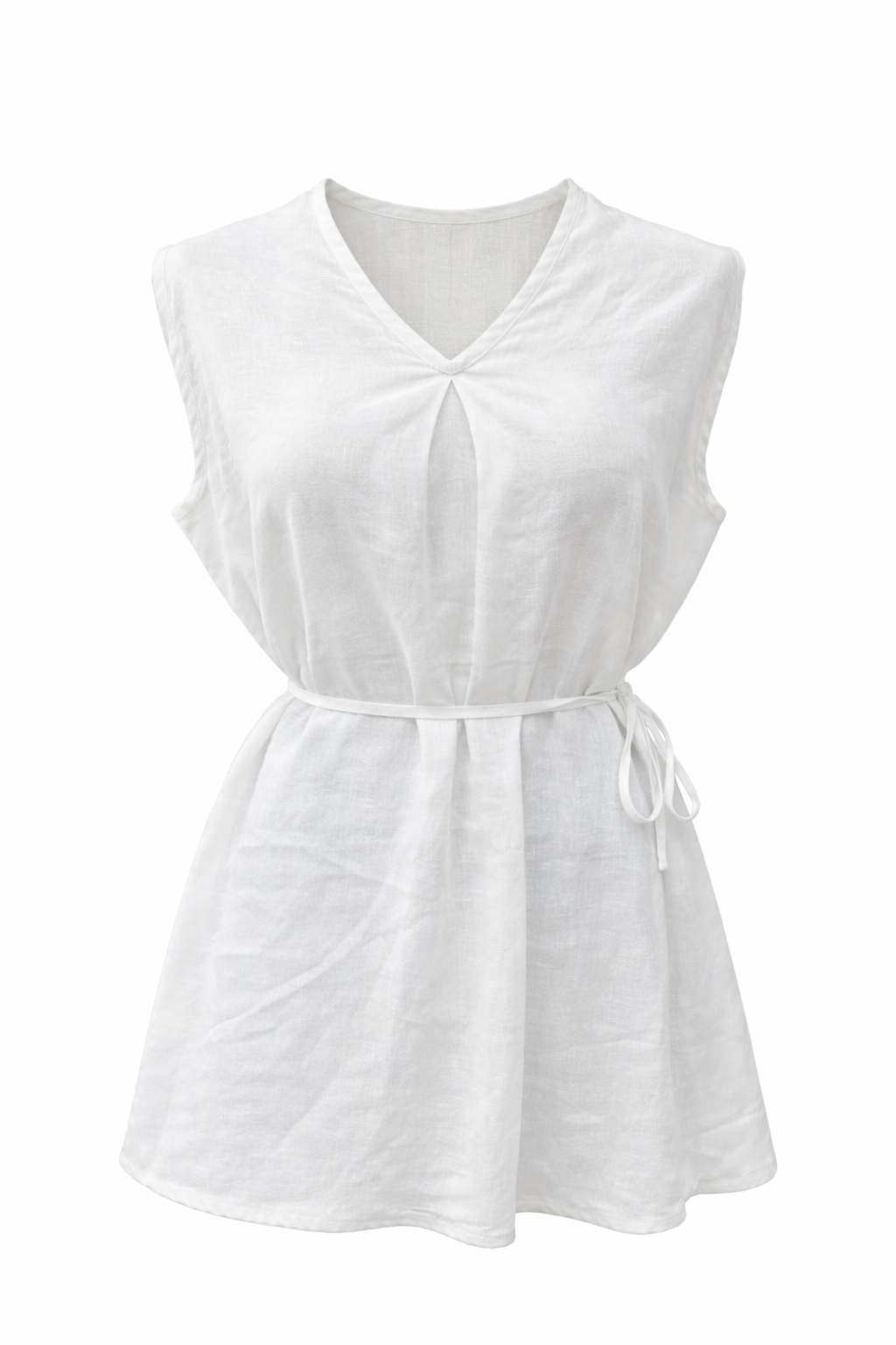 Braided Linen Blouse