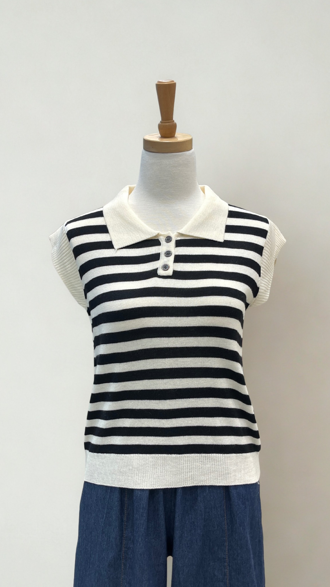 Polo Knit Top