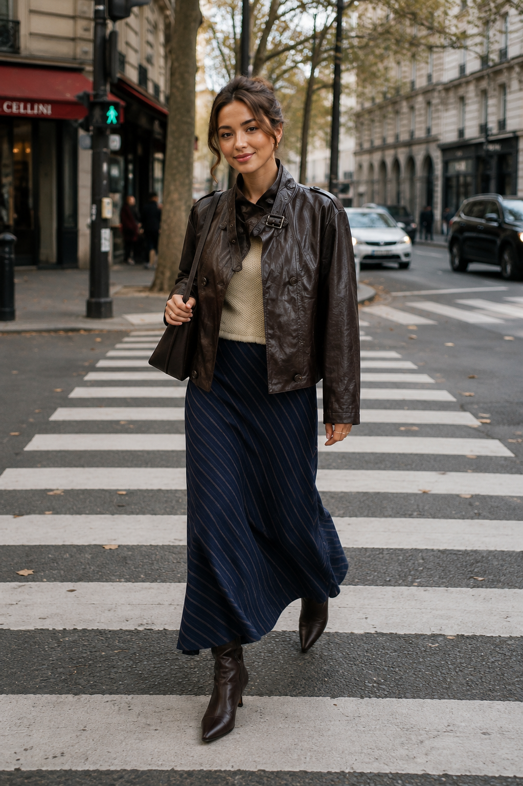 SS27 Alice V Leather jacket