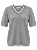 Teresa V Neck Knit Top