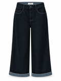 Harriet Wide Leg Cuff Jeans