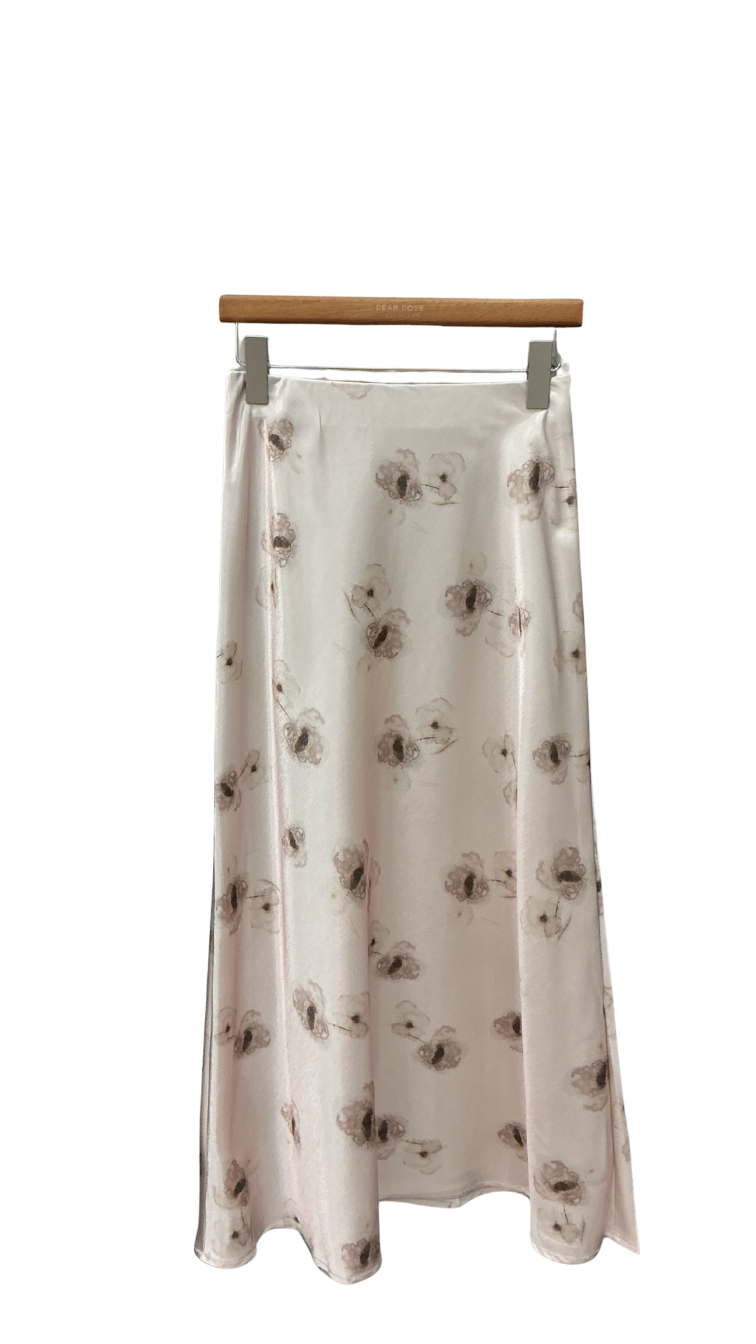 Floral Satin Skirt