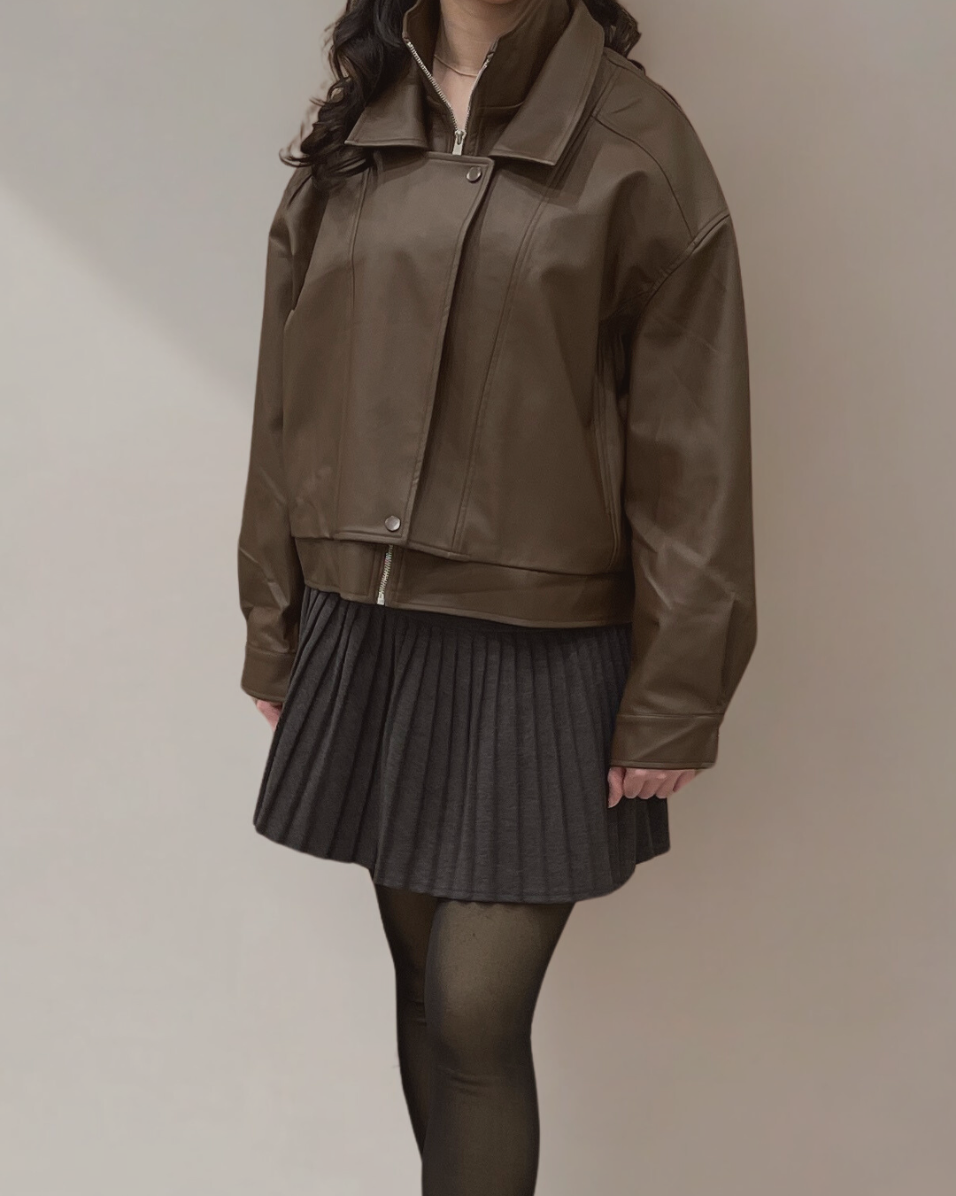 Britney Vegan Leather Jacket