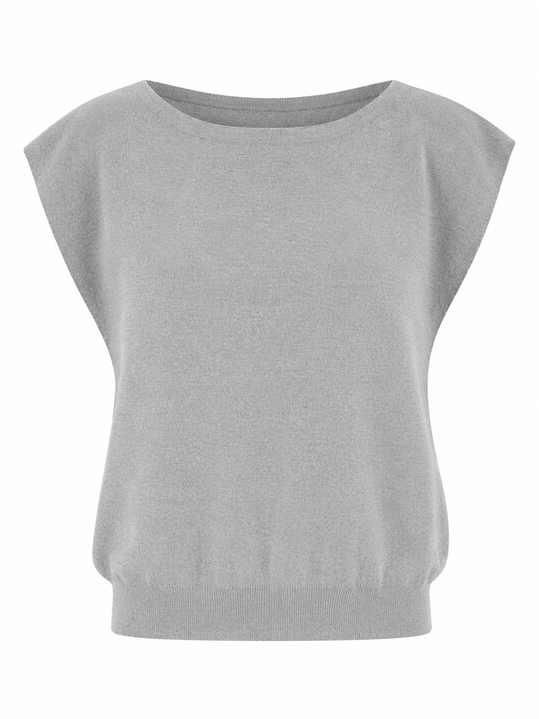 Boat Neck Knit Top