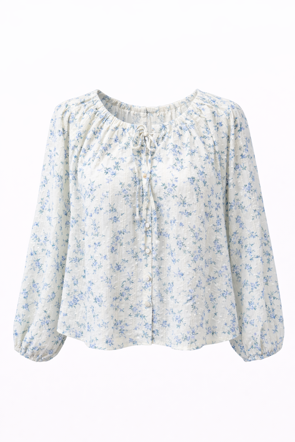 Rosella Long Sleeve Cotton Blouse