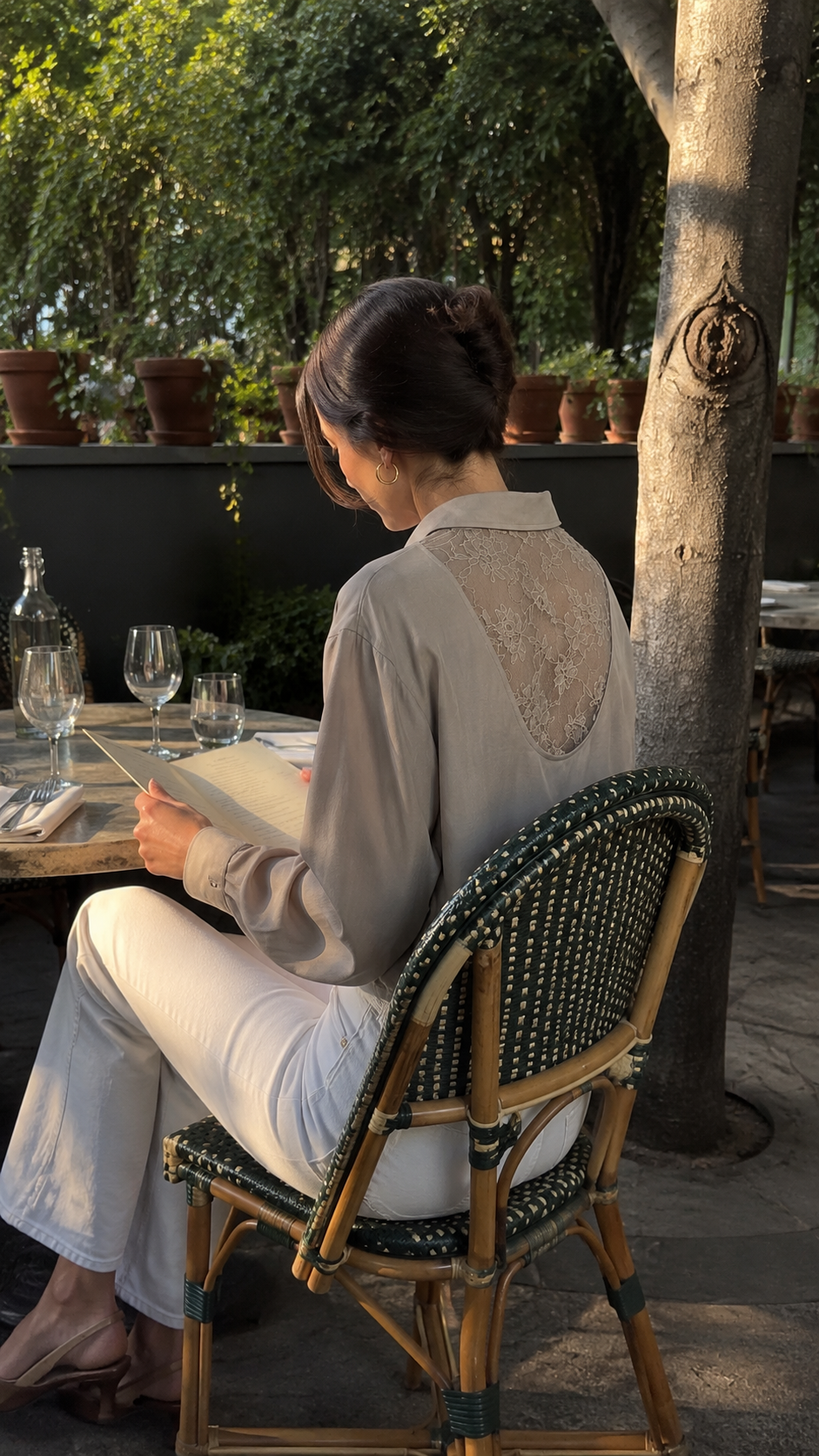 Shay Satin Lace Shirt