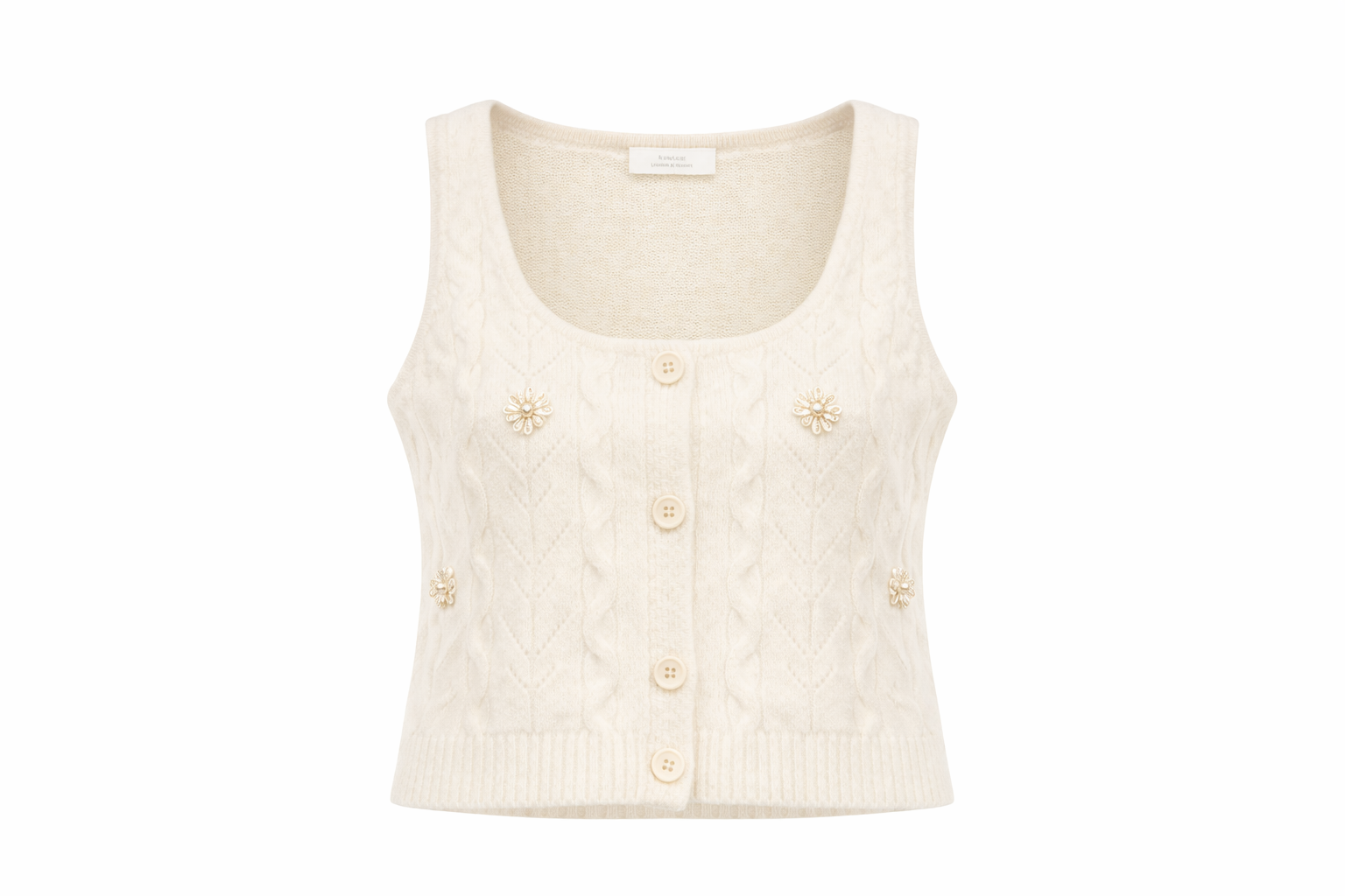 Bloom Cable Knit Tank Top