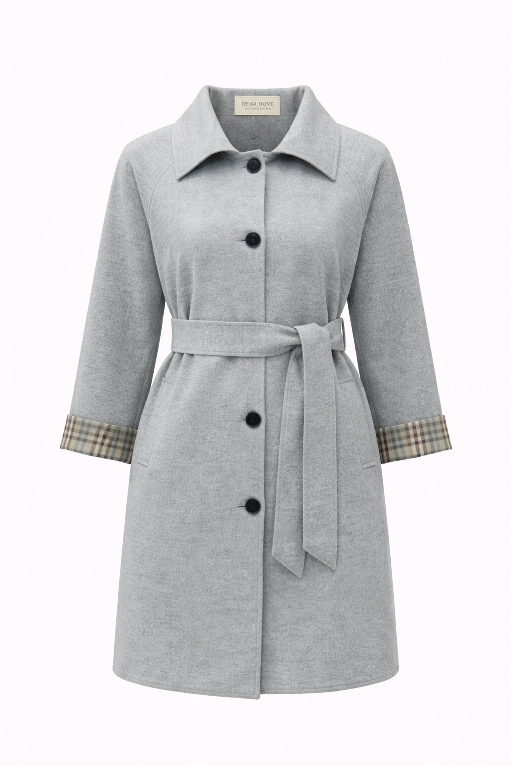 Single Breasted Felt Coat