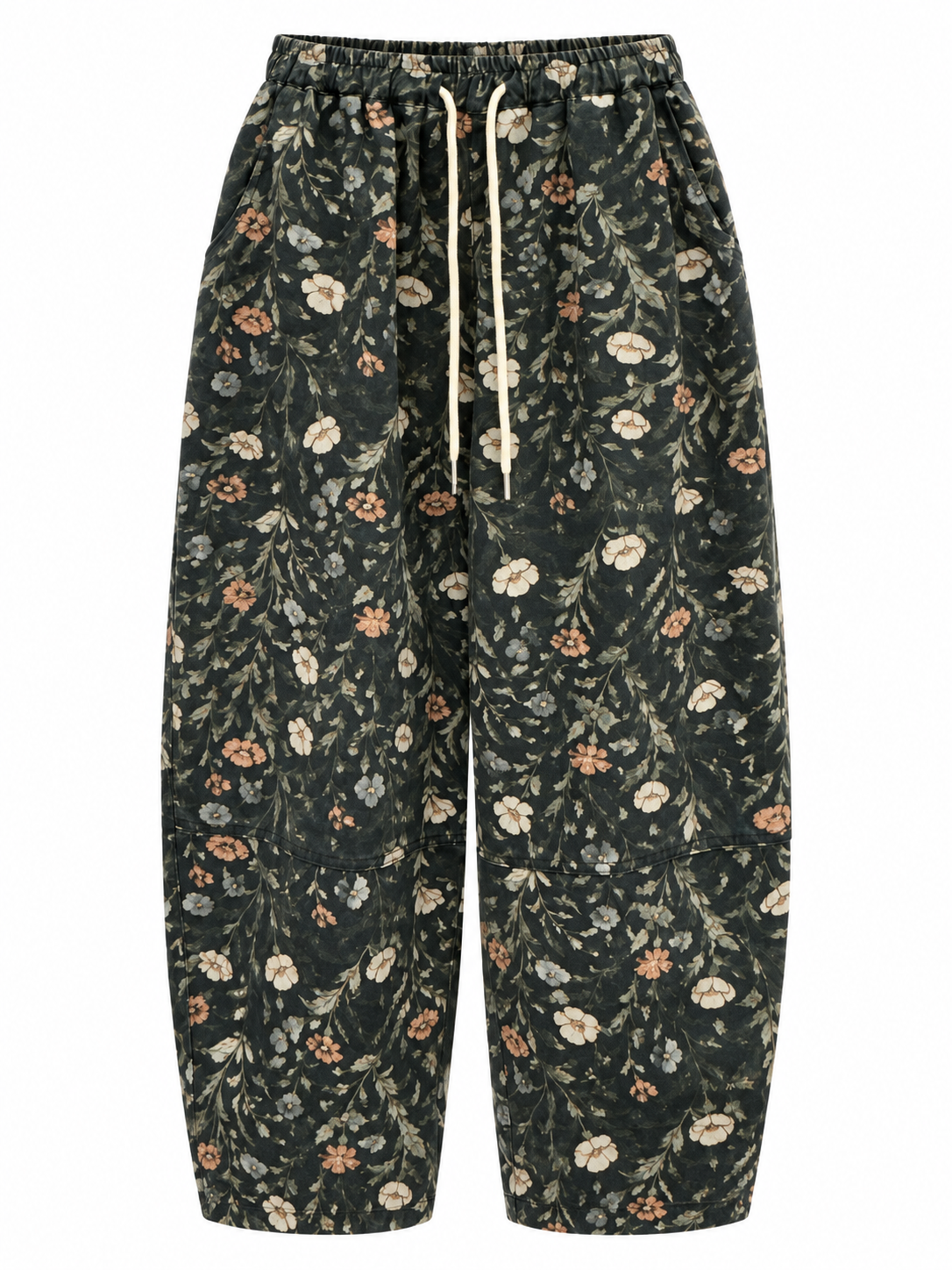 Midnight Meadow Barrel Jeans