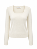May Square Neck Knit Top