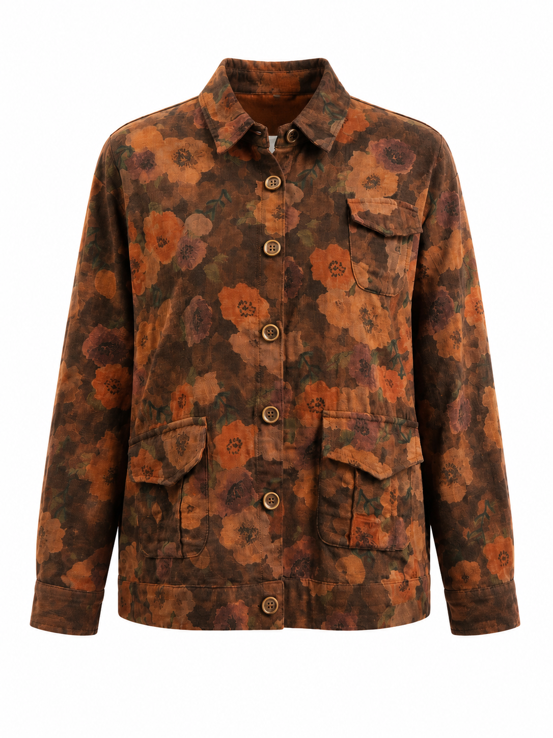 Genevieve Floral Cotton Shirt