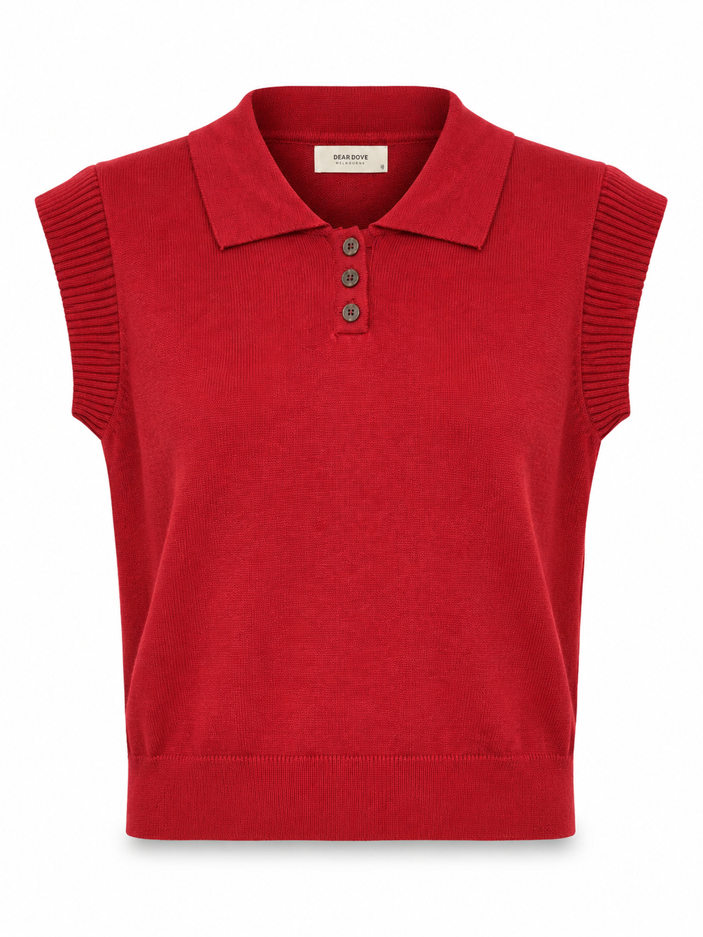 Polo Knit Top