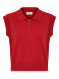 Polo Knit Top