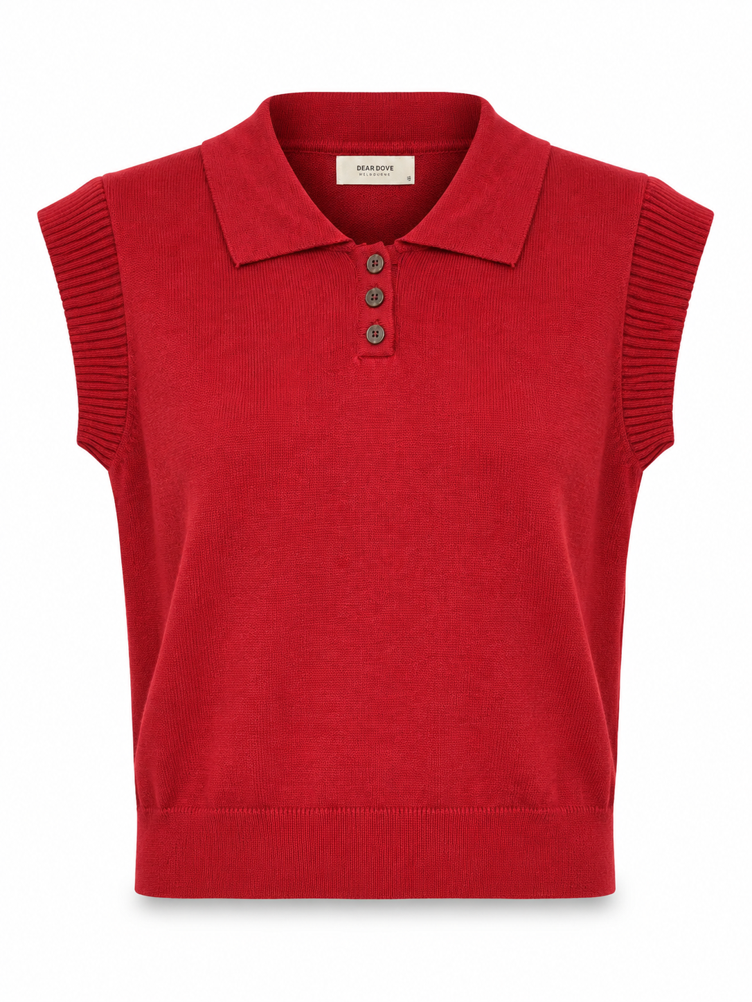 Polo Knit Top