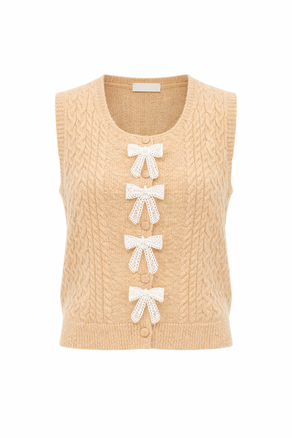 Ribbon Knit Vest