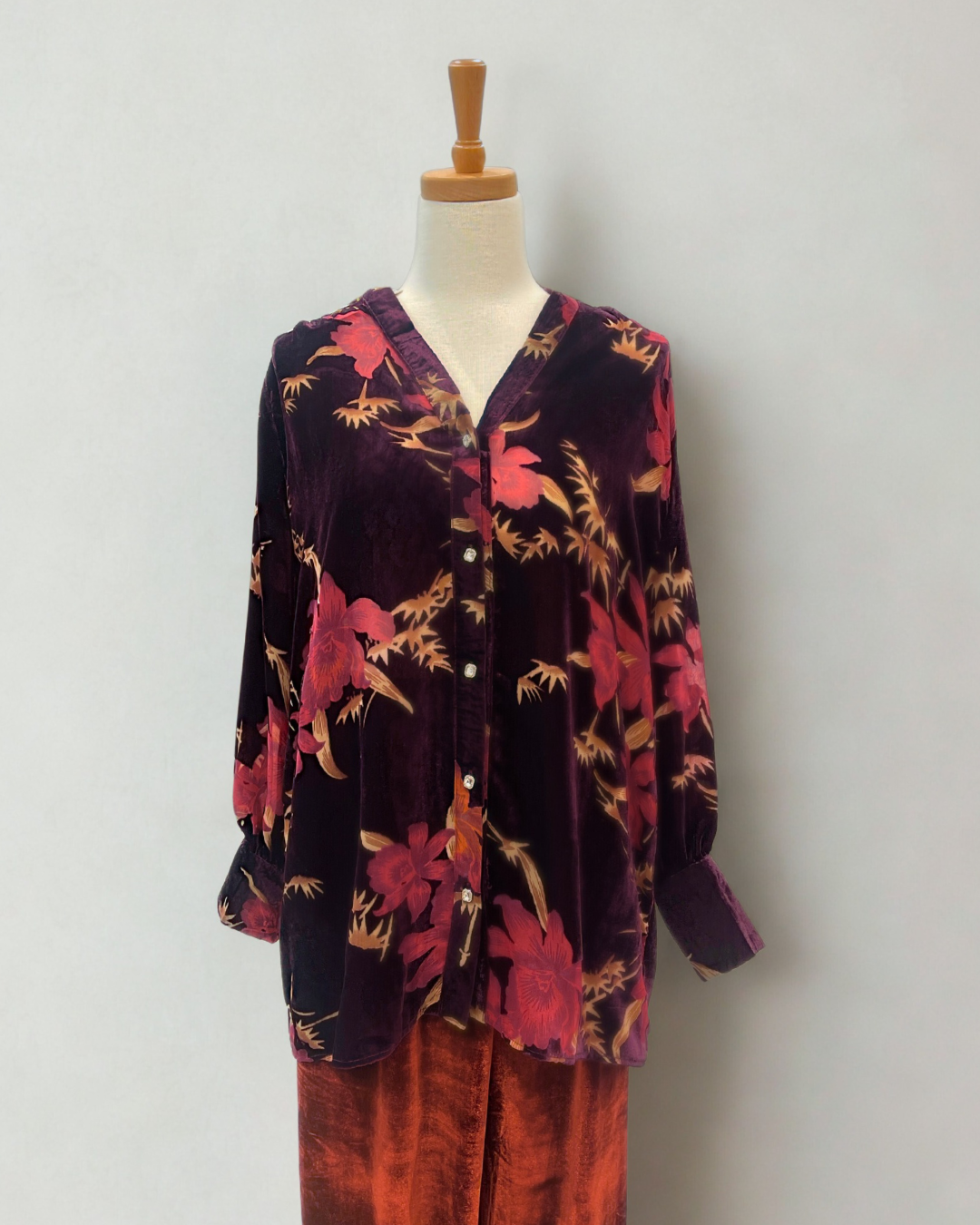 Autumn Silk Blouse