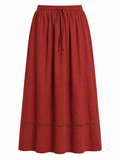 Layla Cotton Maxi Skirt