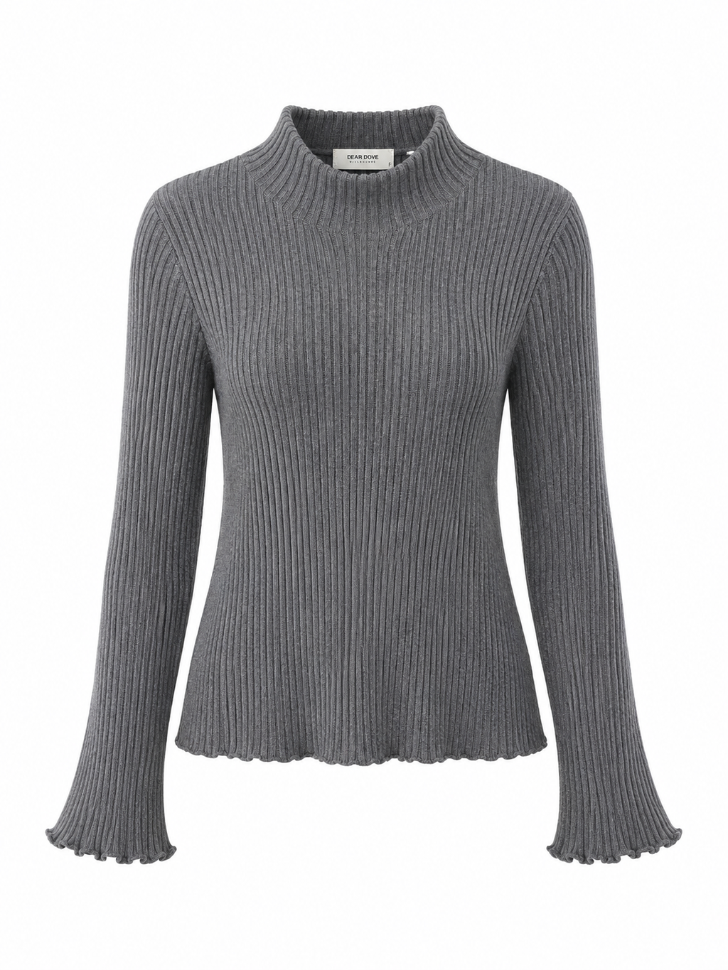 Bell Sleeve Knit Turtleneck