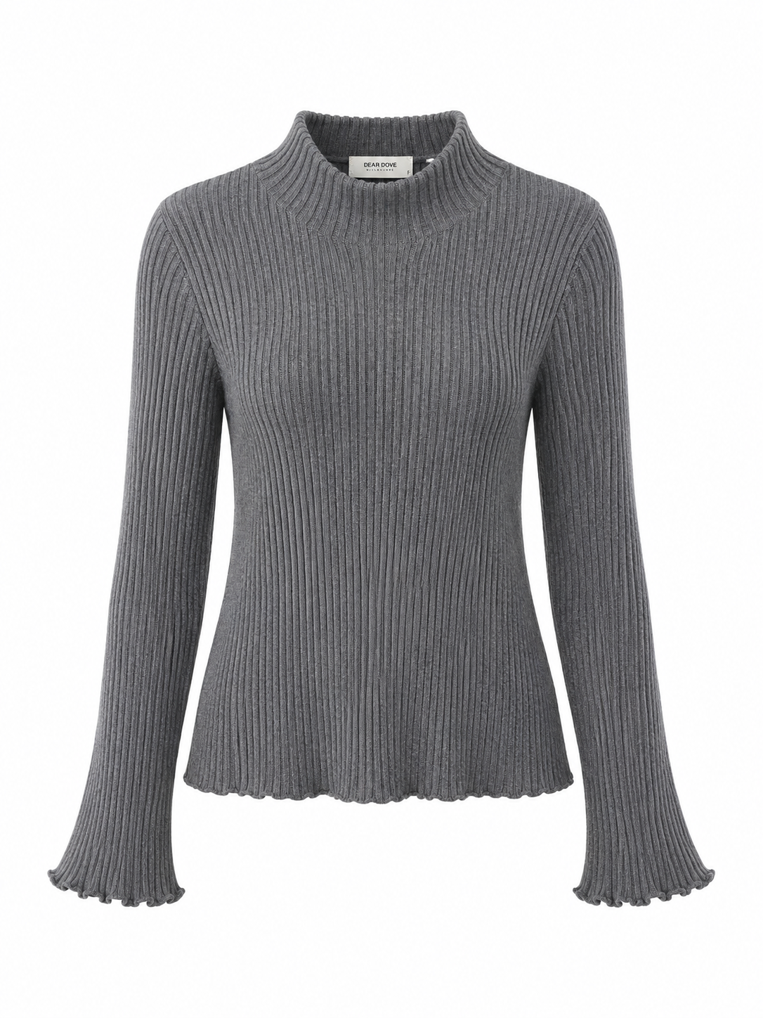 Bell Sleeve Knit Turtleneck