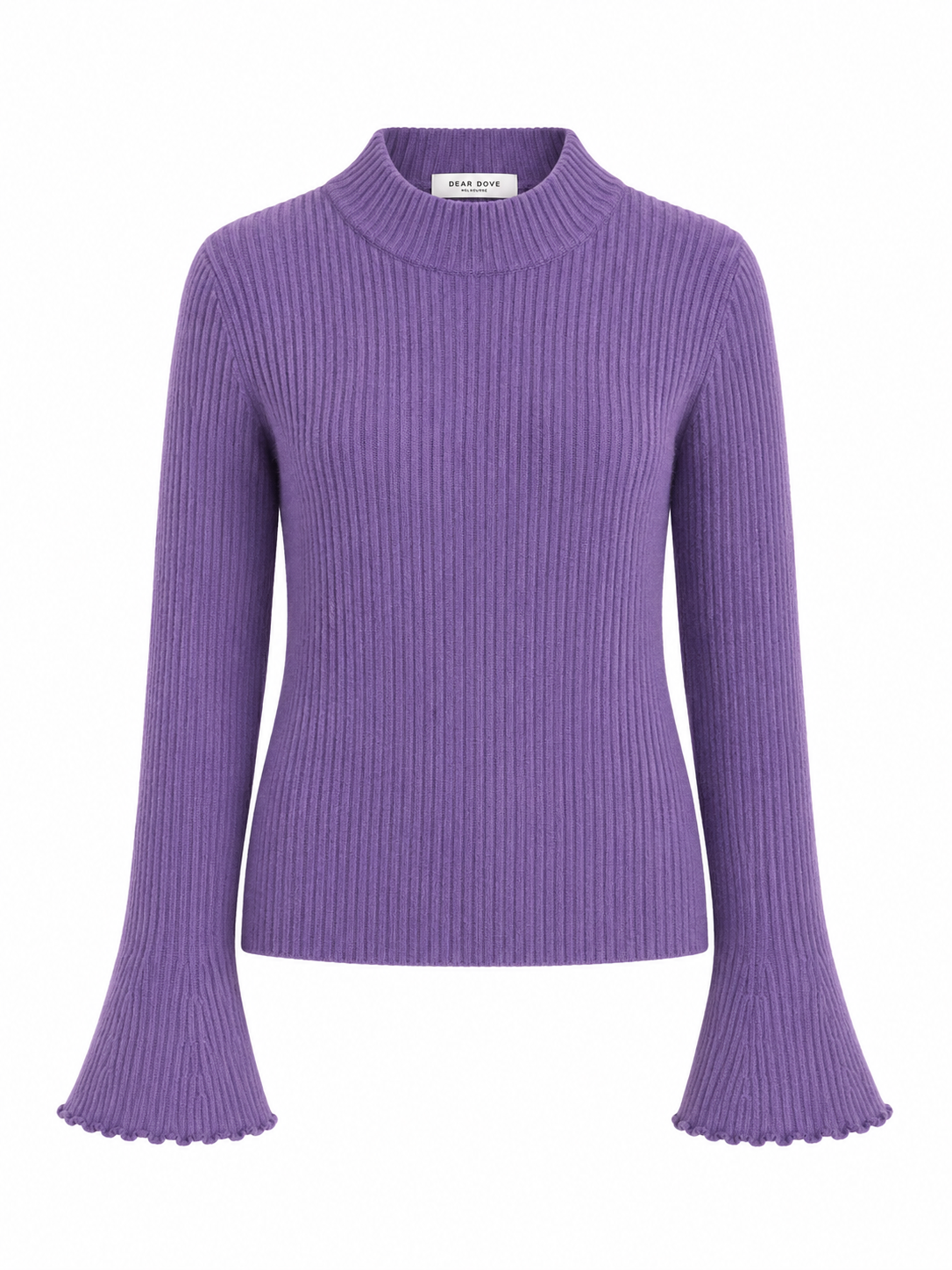 Bell Sleeve Knit Turtleneck