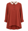 Dolly Lace Collar Blouse