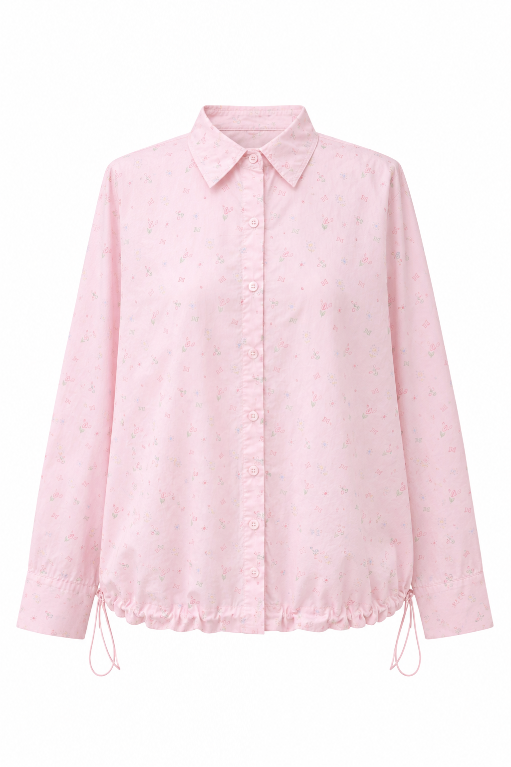 Flower Illustrated Shirt