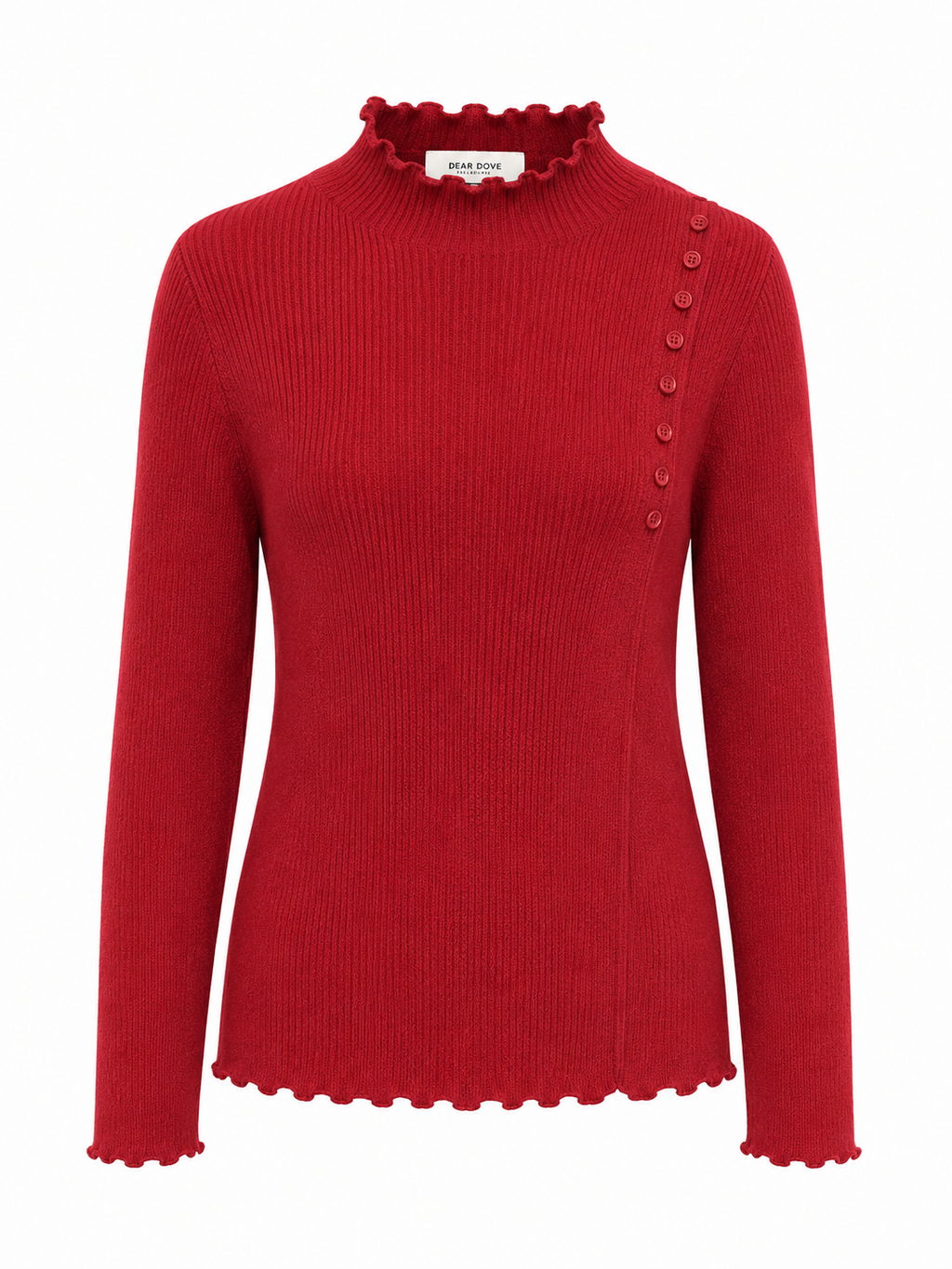 Button Up Fleece Mockneck