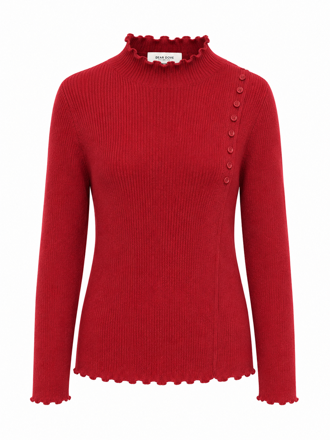 Button Up Fleece Mockneck
