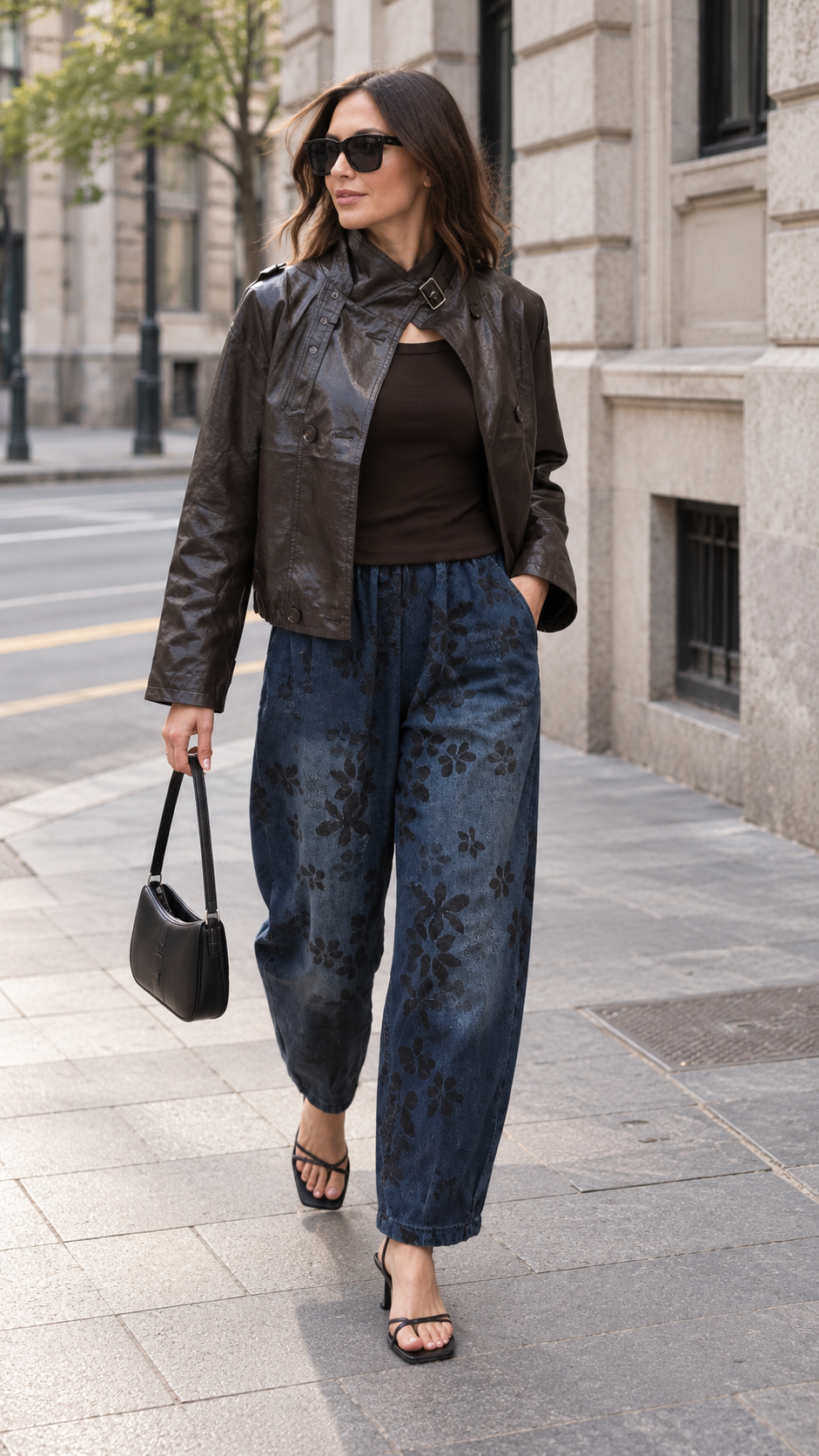 Margot Floral Barrel Jeans