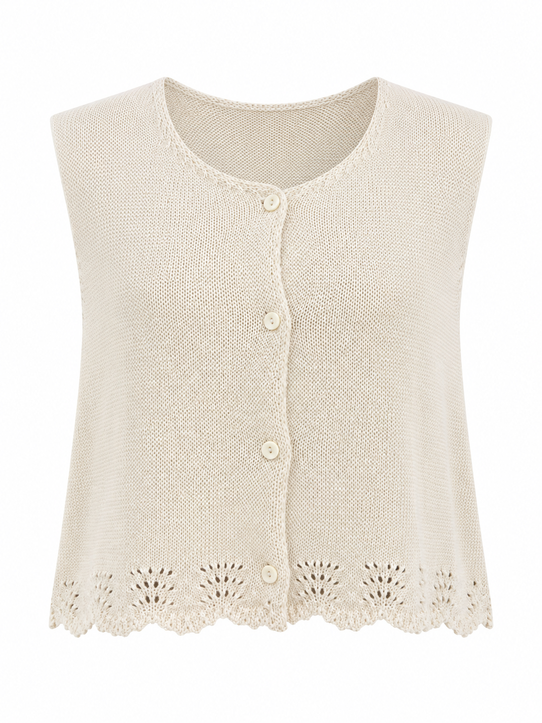 Honore Cotton Knit Vest