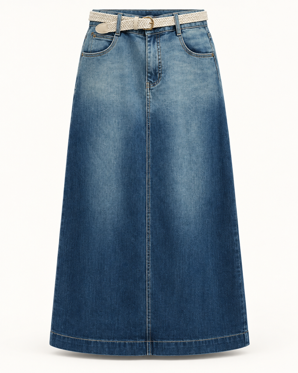 Jenny A-Line Denim Skirt