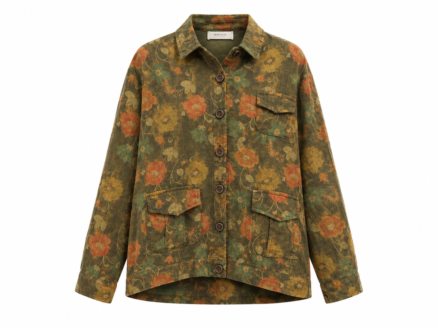 Genevieve Floral Cotton Shirt