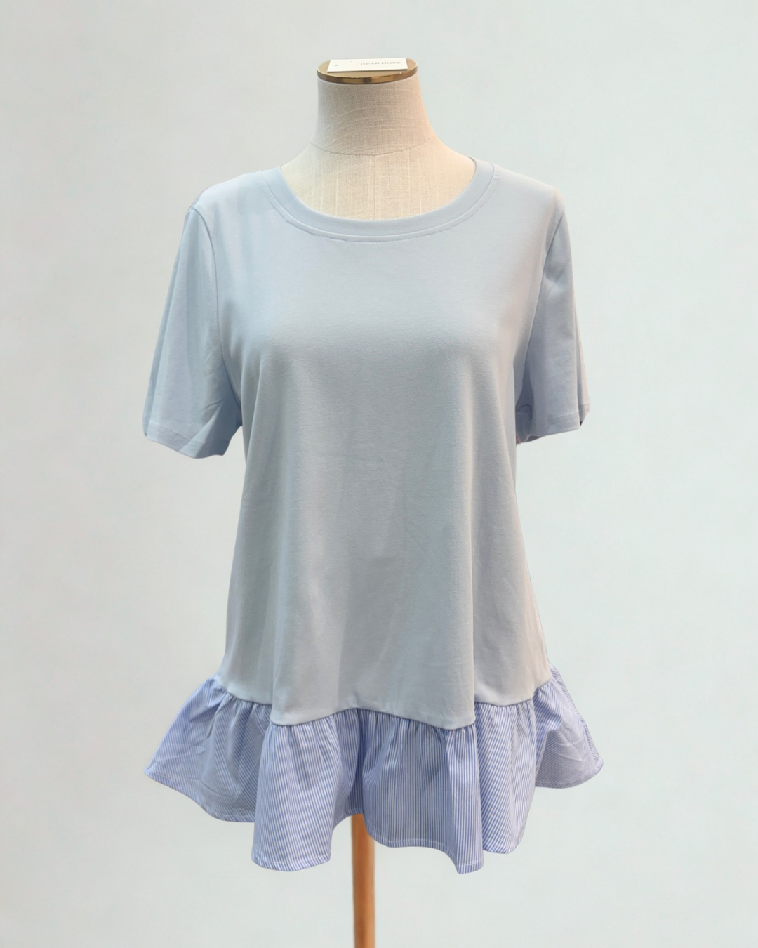 Cotton Peplum T-Shirt
