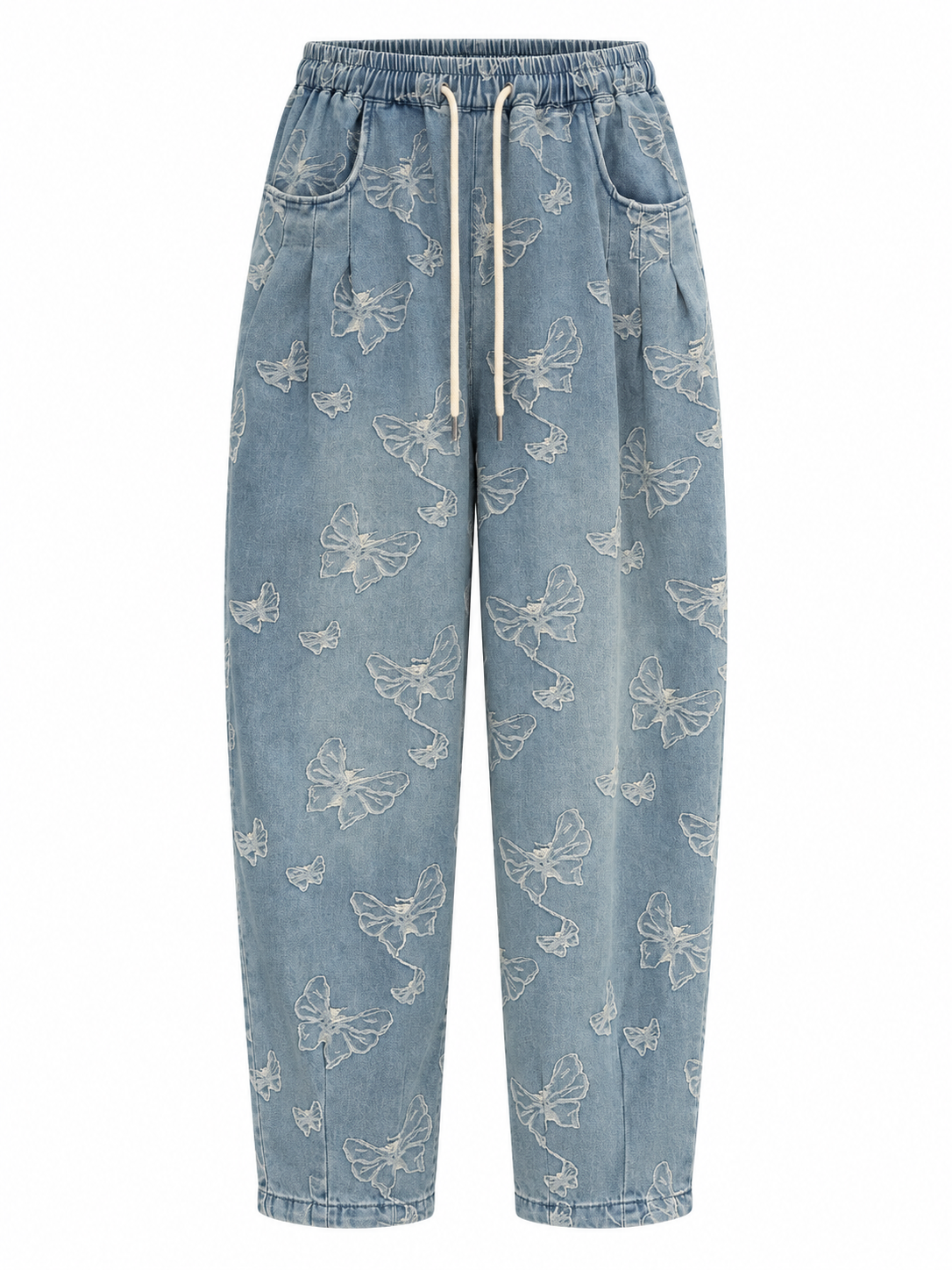 Mariposa 3D Butterfly Denim Pants