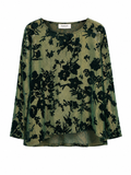 Prue Cut Velvet Blouse