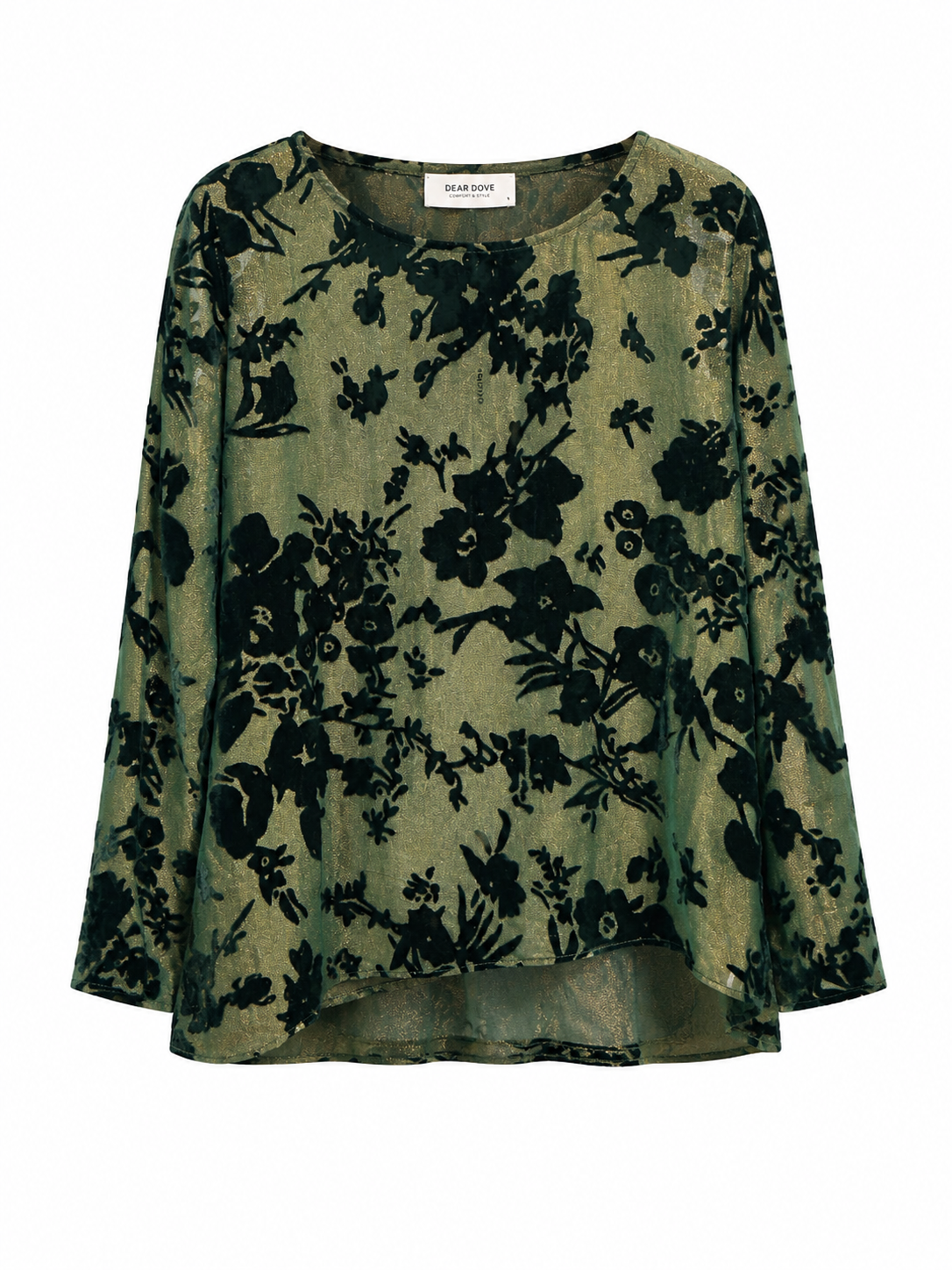 Prue Cut Velvet Blouse
