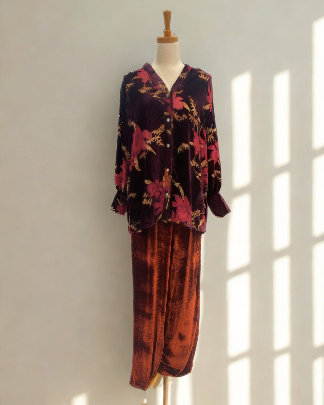 Autumn Silk Blouse
