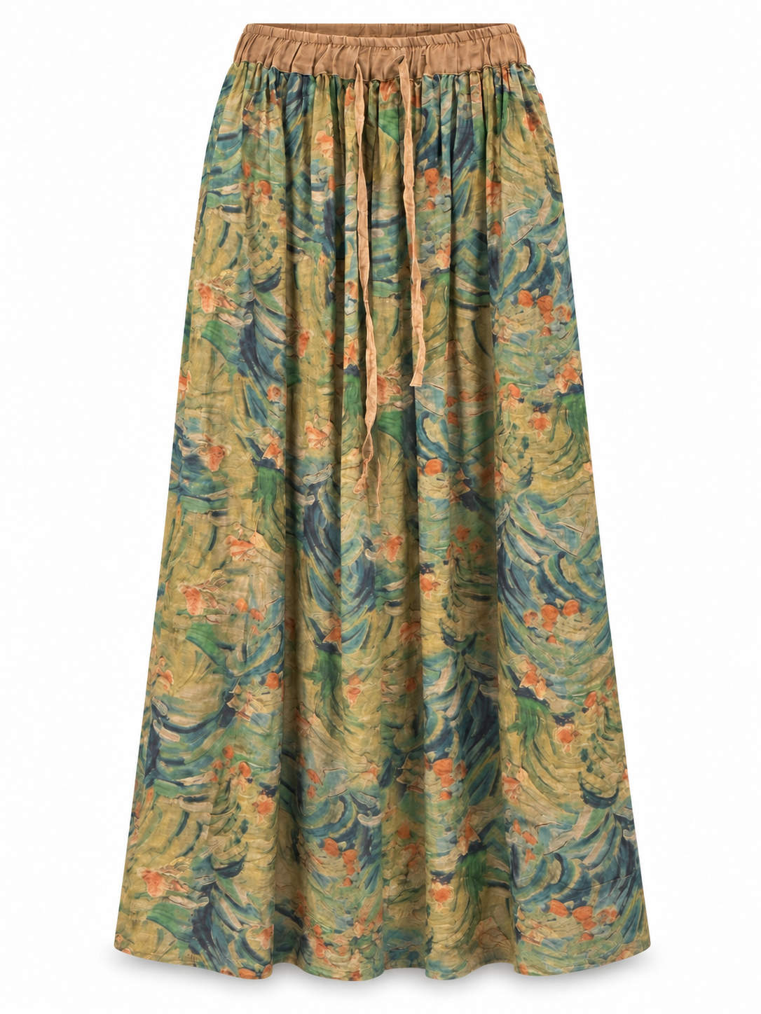 Emily Floral Linen Skirt