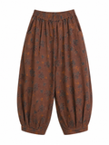 Linen Barrel Pants
