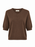 Marla V Neck Knit Top