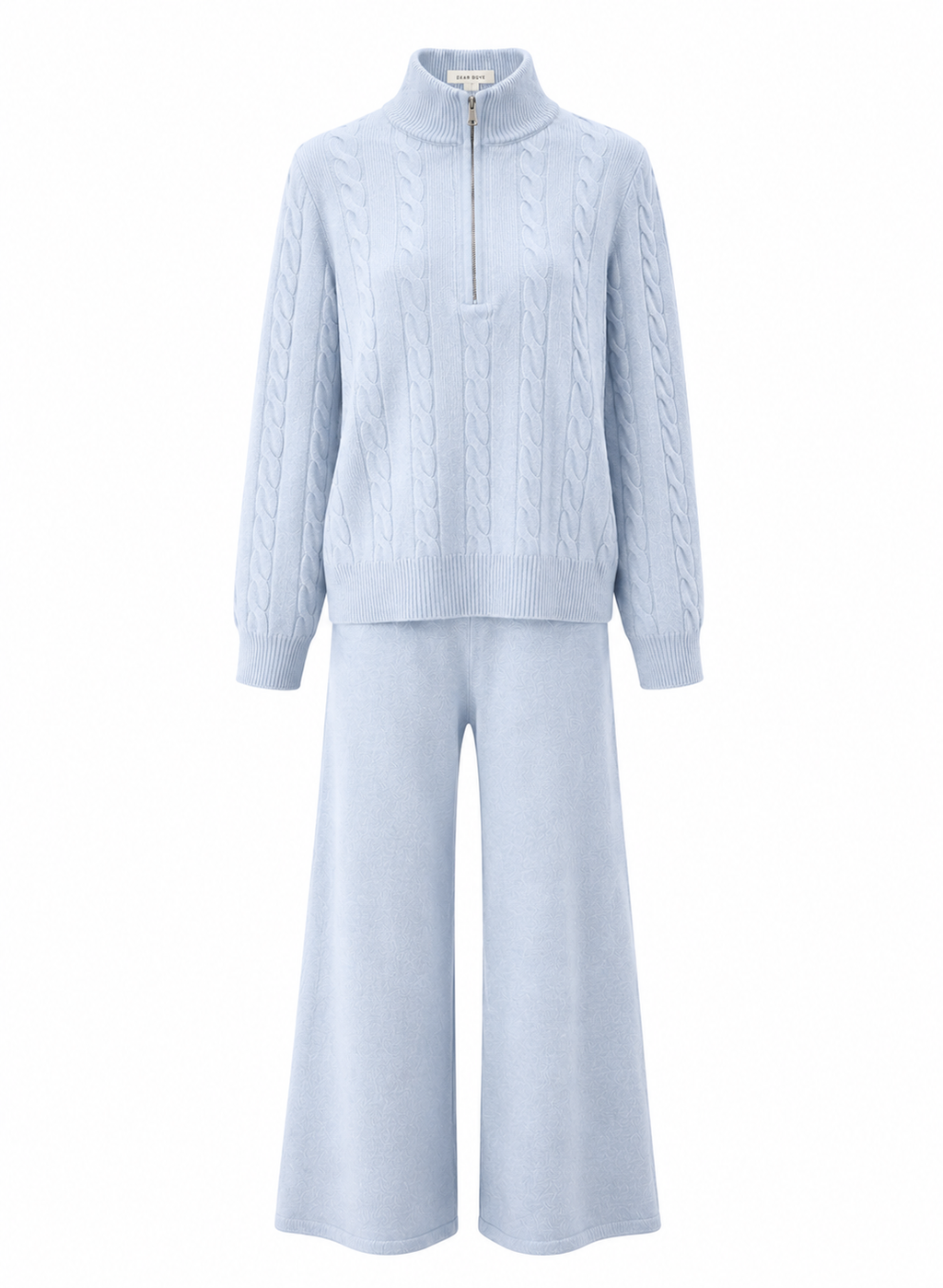 Cable Knit Pants Set