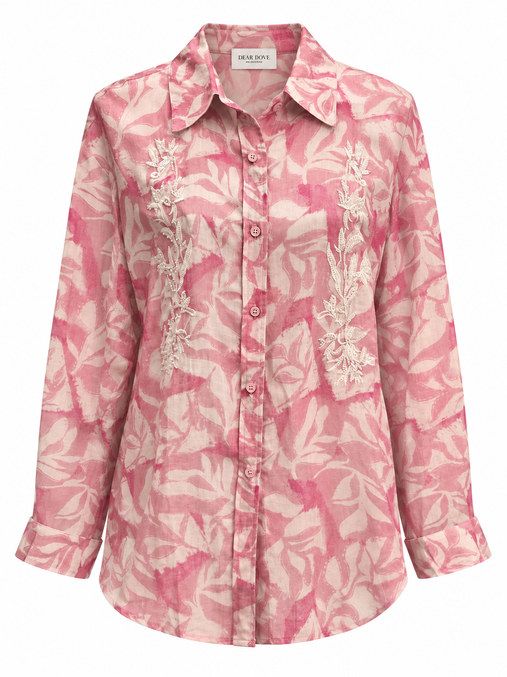 Flora Embroidered Sequin Shirt
