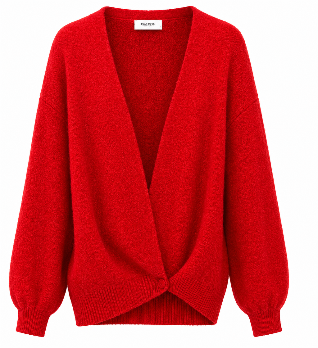 Angora Knit Cardigan