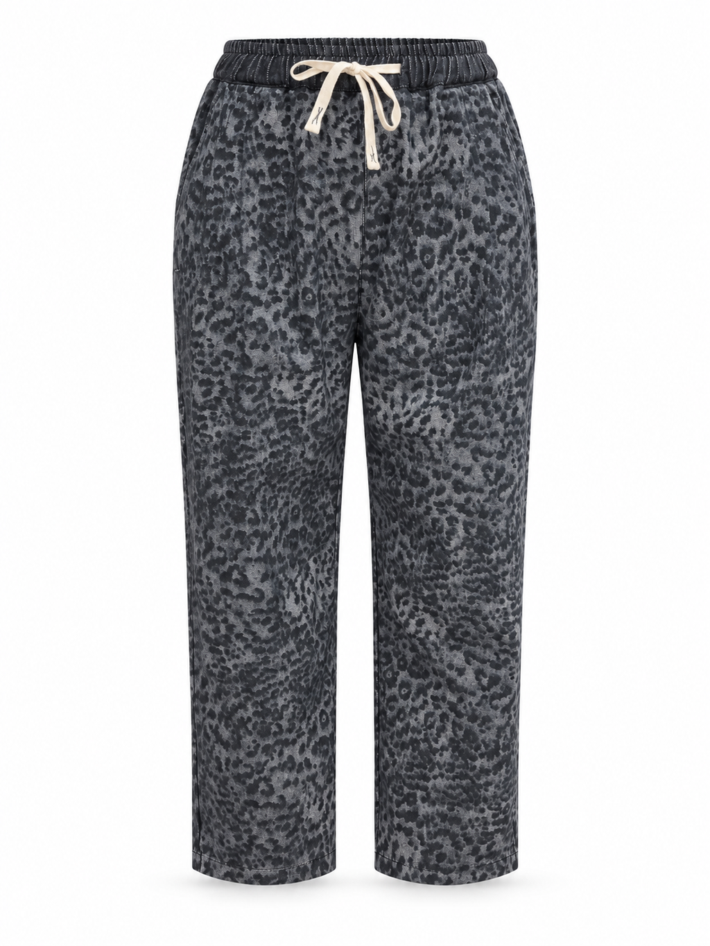 Cleo Leopard Print Barrel Jeans