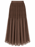 Olive Tulle Skirt