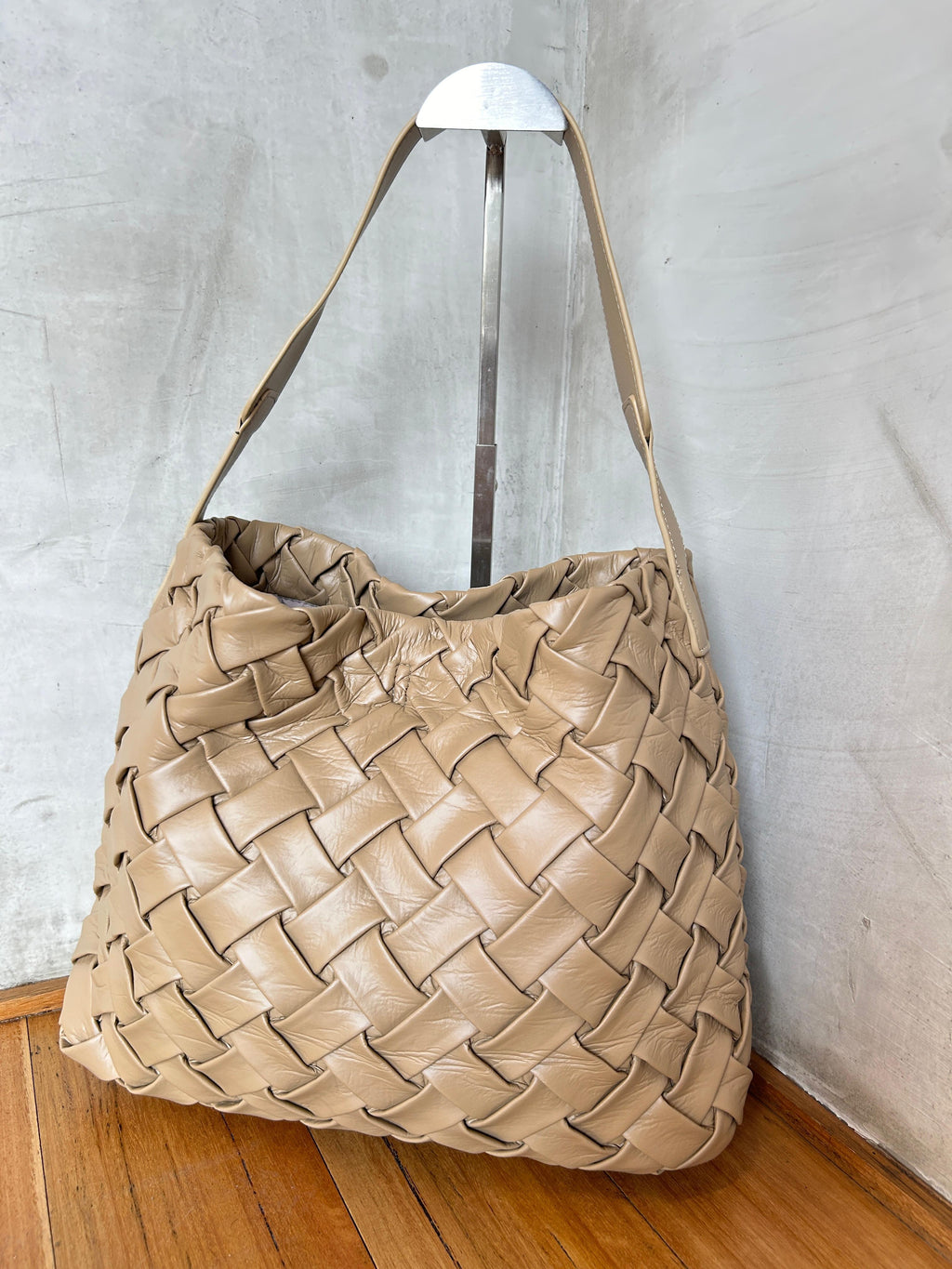 Allison Woven Leather Bag