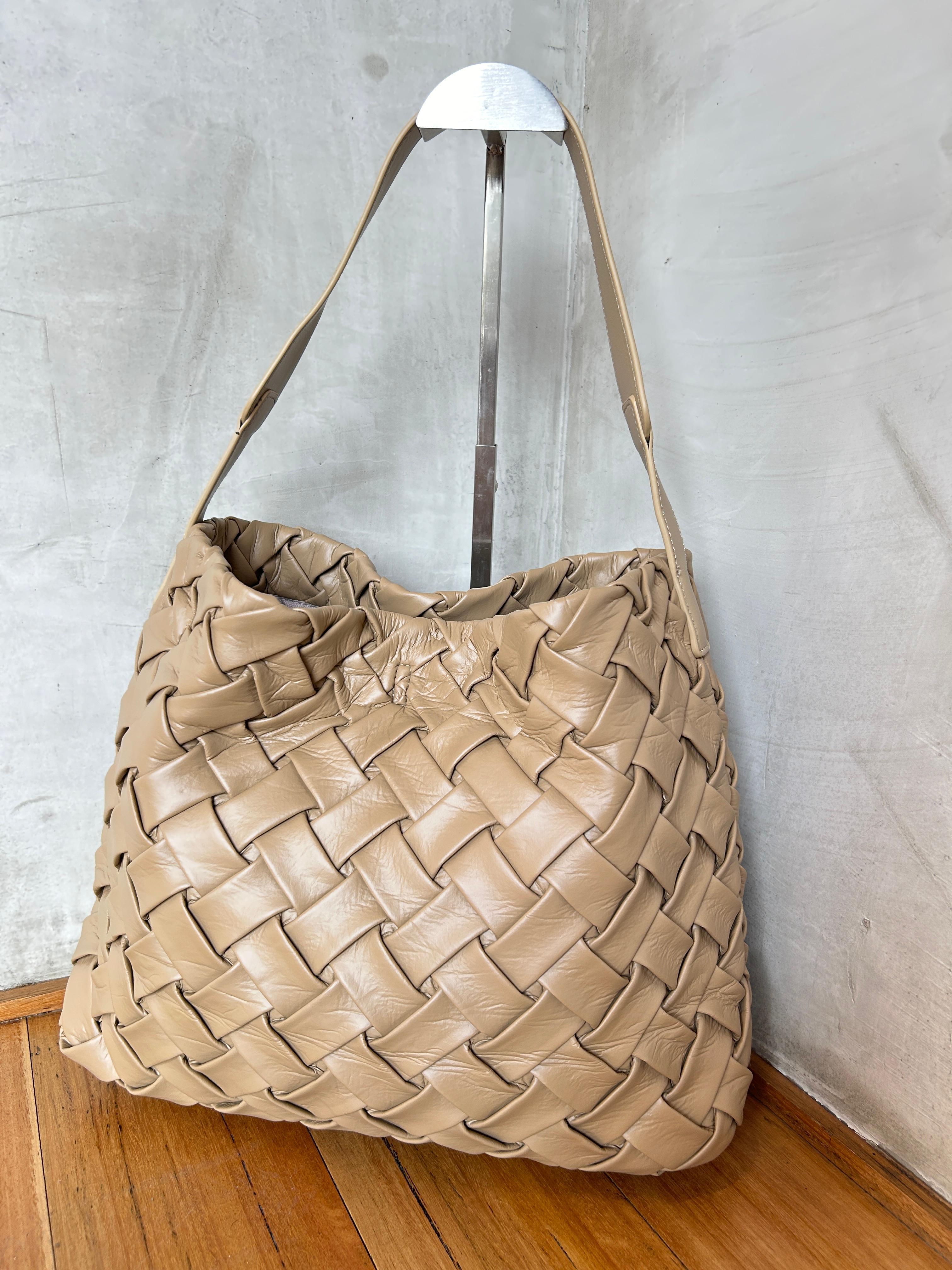 Allison Woven Leather Bag