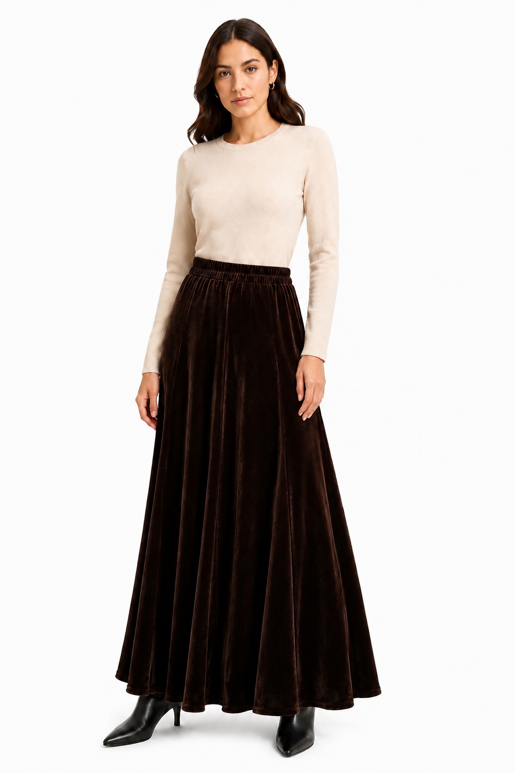 Reynah Velvet Skirt